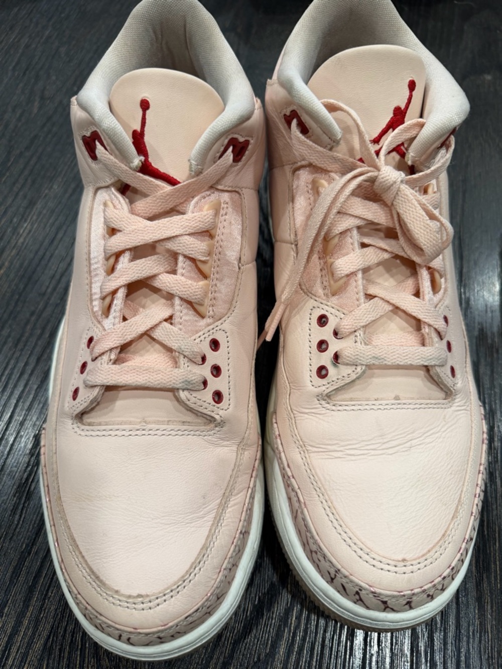 Nike Air Jordan 3 Valentine’s Day Treat Yourself -women’s size 12 - Picture 4 of 11